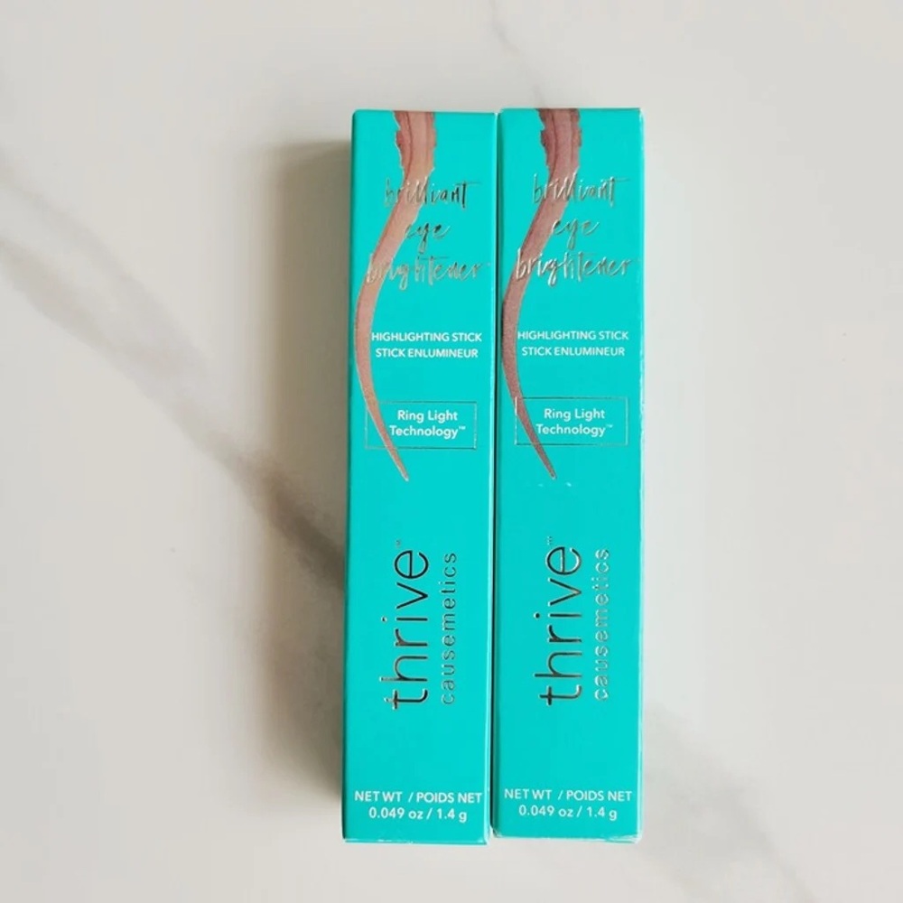 2pcs/Thrive Causemetics Brilliant Highlighting Stick Eye Brightener, Muna New